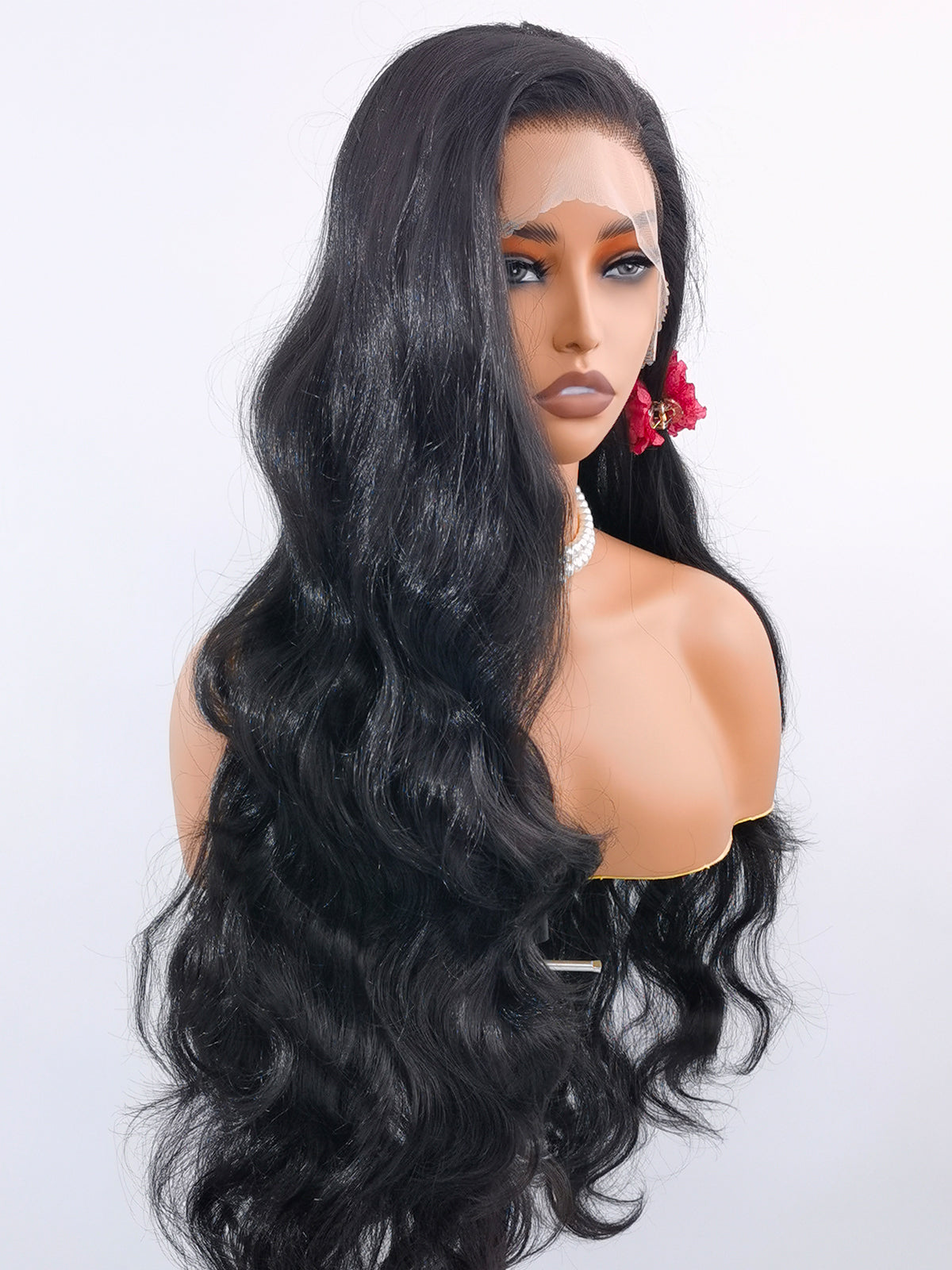 [Addison] Ailsa's Wigs 13x6 Body Wave Lace Front Synthetic Wigs Natural Color 98059