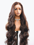 [Susan] Ailsa's Wigs13x6 Body Wave Lace Front Synthetic Wigs 28 Inch Brown Synthetic Hair 98060