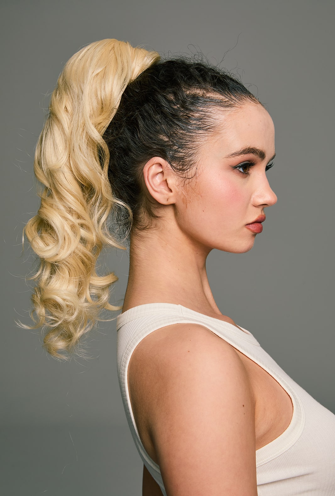 Melody | Light Blonde Ponytail Extension Realistic Hair Wigs | Bendable Wrap-Around - Ailsa's Wigs