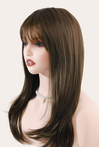 Eilis | Blonde Synthetic Wig with Layered Style & Airy Bangs - Ailsa's Wigs