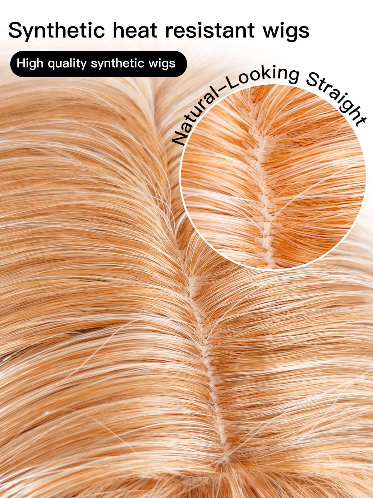 [Caramel] Ailsas's Wigs Short Wigs for Women Curly Wavy Synthetic Wigs with Bangs 68003