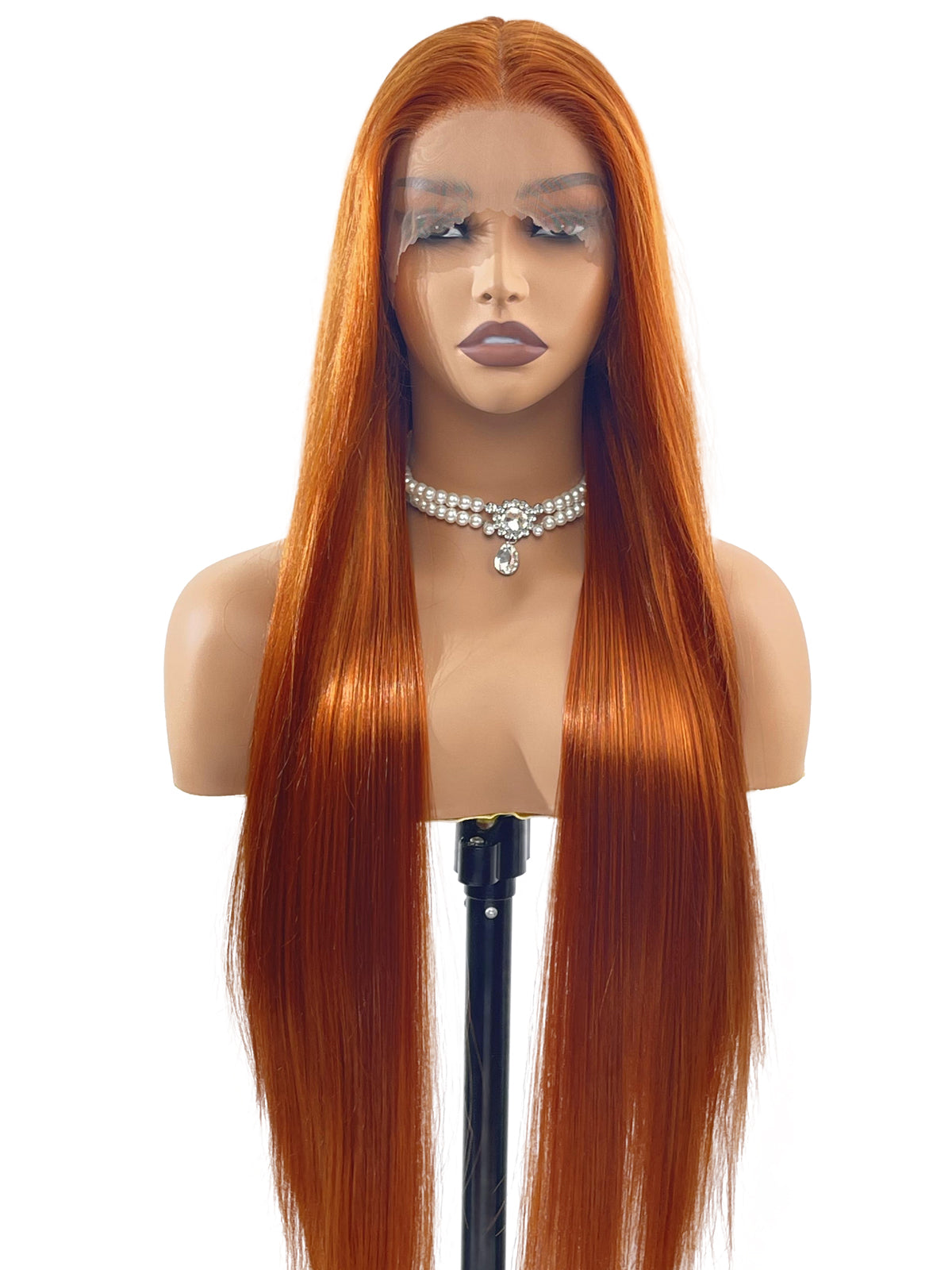 [Abigail]Ailsas's Wigs Ginger Middle Part Synthetic Lace Front Wigs 71040