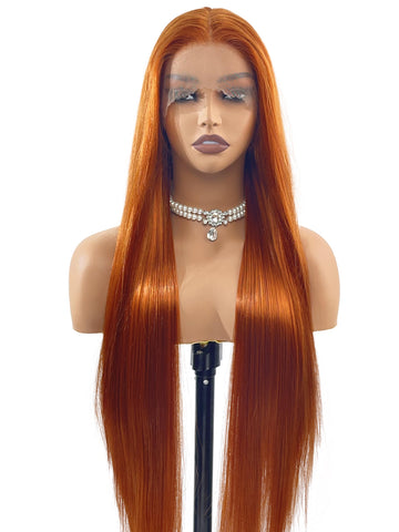 Abigail | Ginger Wig | 32-Inch Extra Long Straight - Ailsa's Wigs