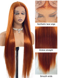 [Abigail]Ailsas's Wigs Ginger Middle Part Synthetic Lace Front Wigs 71040