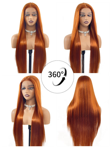 Abigail | Ginger Wig | 32-Inch Extra Long Straight - Ailsa's Wigs