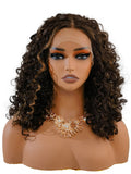 [Jessica] Ailsa's Wigs Highlight Kinky Curly Wigs Brown Afro Kinky Synthetic Wigs 78032