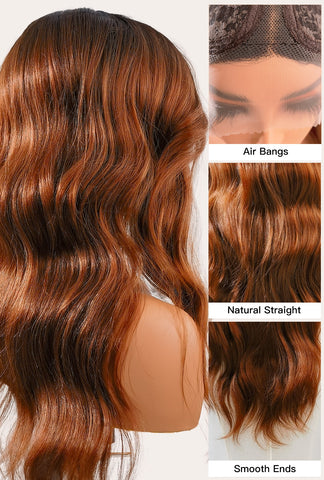 Camila | Ombre Natural Black to Brown Wig | 20-Inch Curly - Ailsa's Wigs