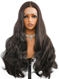 [Riley] Ailsas's Wigs T Part Body Wave Synthetic Black Wigs 78043