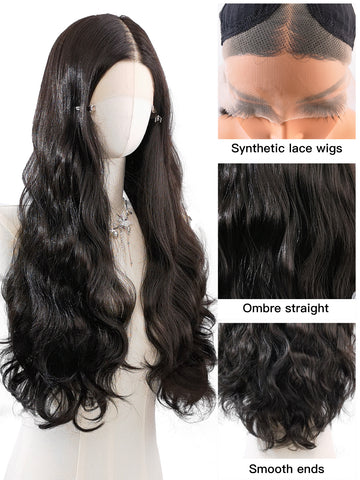 Riley | Natural Black Body Wave Wig | 26-Inch Long Hair - Ailsa's Wigs