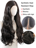 [Riley] Ailsas's Wigs T Part Body Wave Synthetic Black Wigs 78043