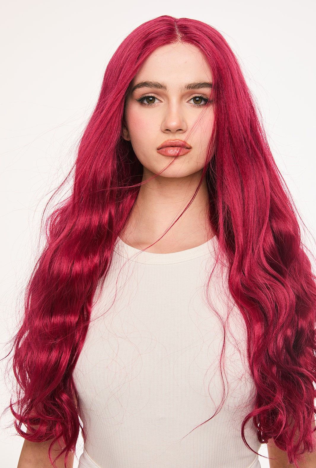 Scarlett | Wine Red Body Wave Wig | Party Wig | 26-Inch Hair - Ailsa's Wigs