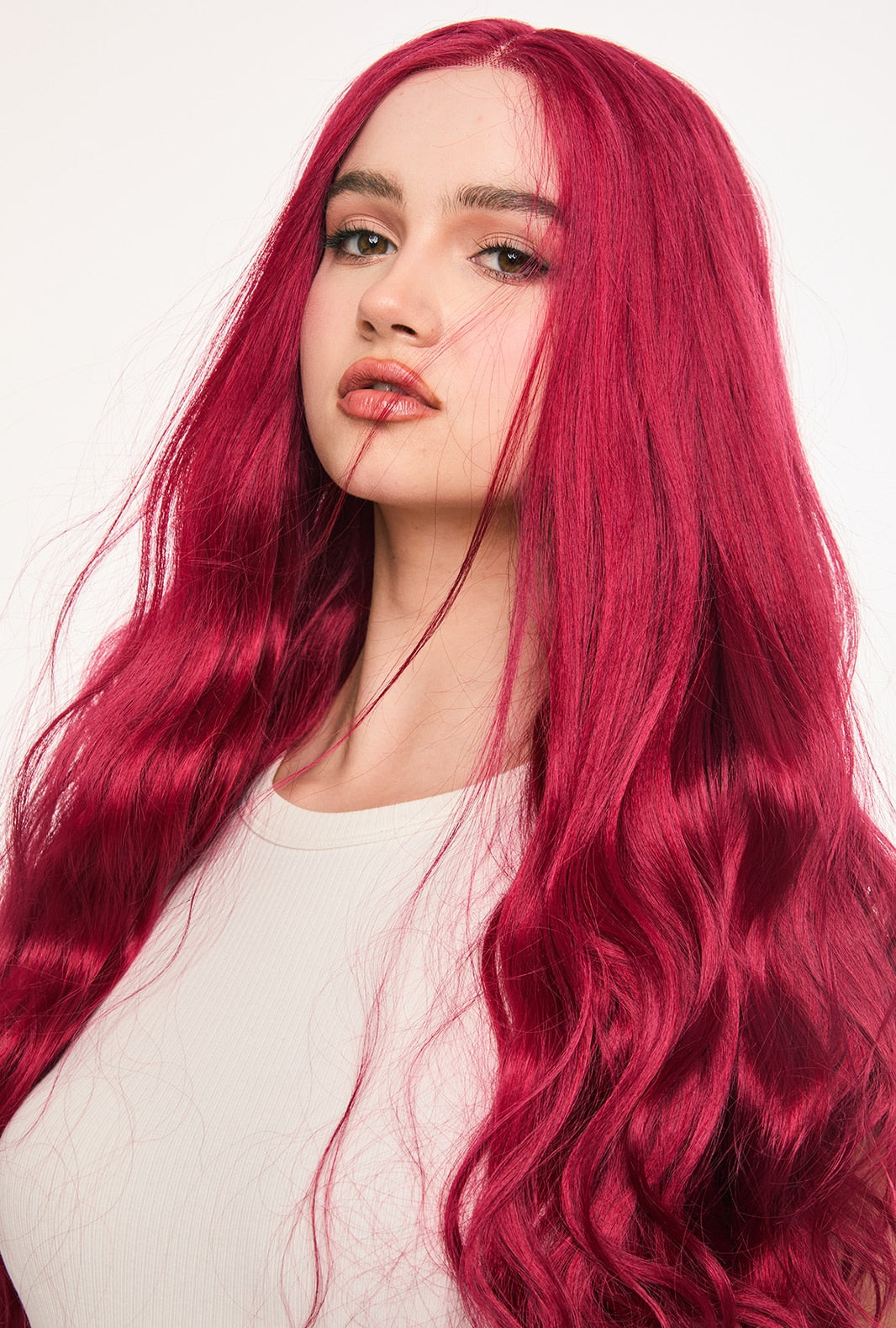 Scarlett | Wine Red Body Wave Wig | Party Wig | 26-Inch Hair - Ailsa's Wigs