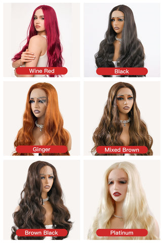 Scarlett | Wine Red Body Wave Wig | Party Wig | 26-Inch Hair - Ailsa's Wigs