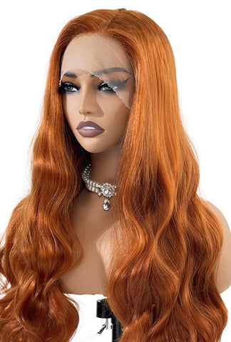 Peyton | Highlighted Black and Brown Wig | T Part Lace Front Wig - Ailsa's Wigs