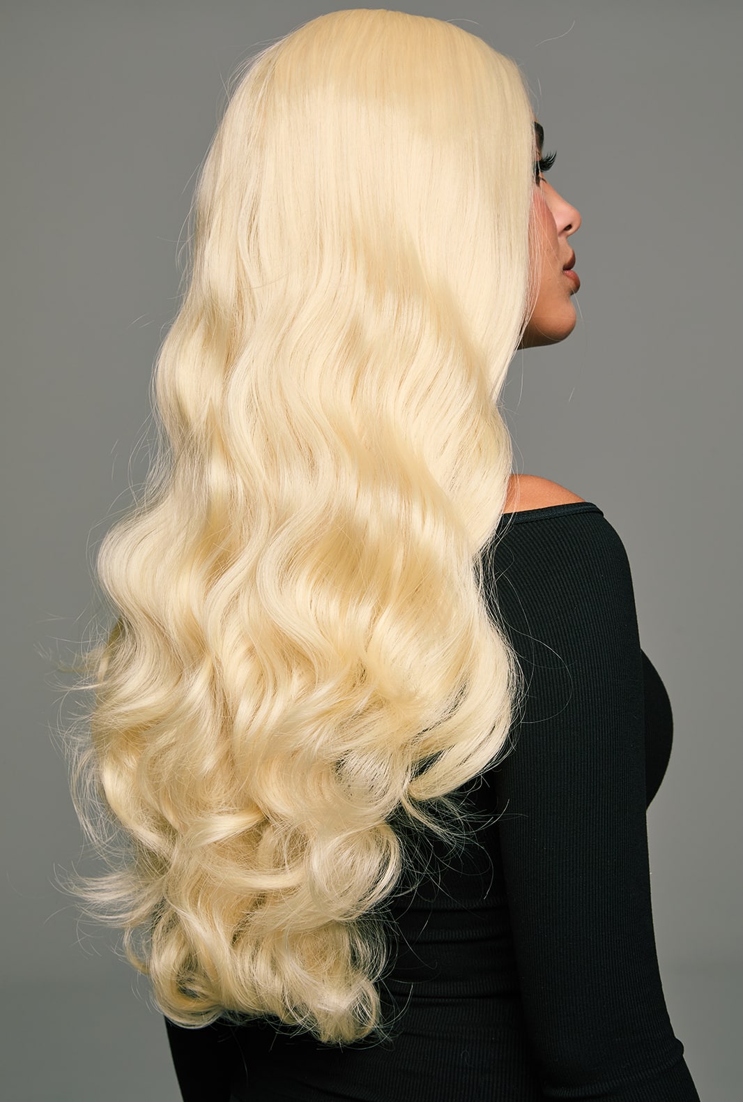 Arya | Platinum Blonde Body Wave Wig | Premium Synthetic Wig - Ailsa's Wigs