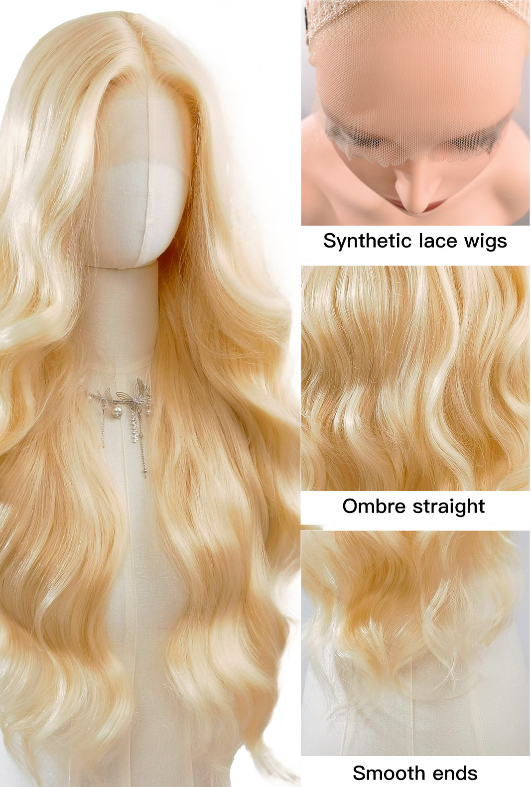 Madeline | Platinum Blonde Body Wave Wig | 28-Inch Long Layered Wig - Ailsa's Wigs