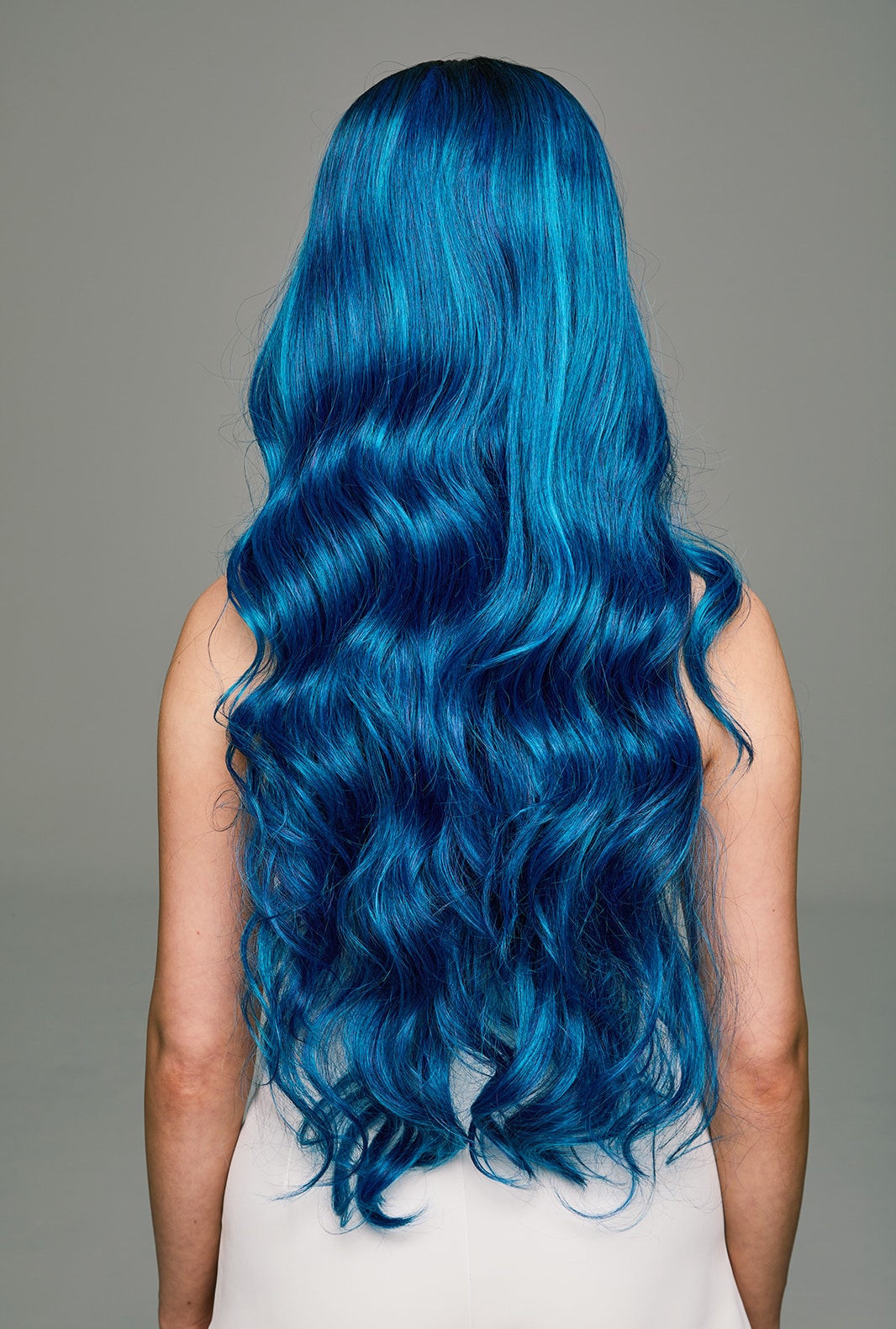 Chloe | Blue Body Wave Wig | 28-Inch Long Layered Party Wig - Ailsa's Wigs