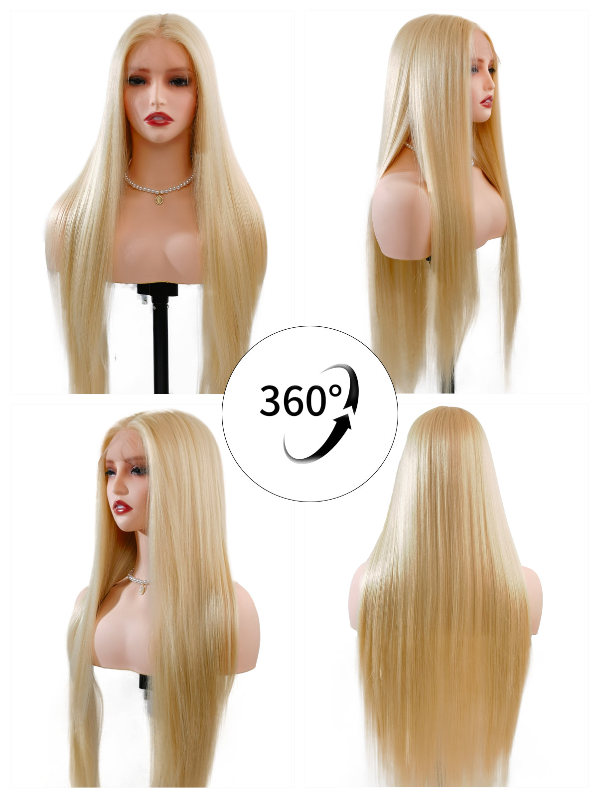 [Nova]Ailsas's Wigs 613 Blonde Synthetic Lace Front Wigs 71041