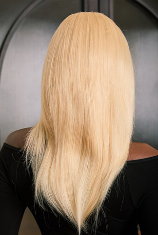 613 Blond Long Straight Wig - 100% Human Hair HD Lace | Lewis and Ailsa